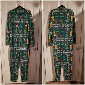 UGLY CHRISTMAS HOLIDAY NOVELTY PAJAMAS LARGE